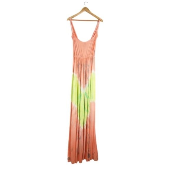 Go COUTURE V-NECK TIE-DYE MAXI DRESS NEW - Picture 9 of 14
